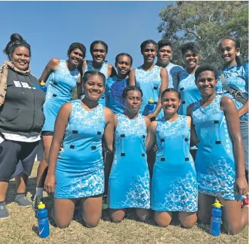  ?? Photo: Yogesh Chandra ?? Xavier College Under-19 girls at Central College in Lautoka on August 16, 2018.