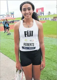 Roberts secures third place | The Fiji Times | PressReade­r