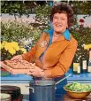  ?? ?? Julia Child hosted television cooking shows for almost four decades.