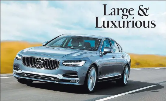  ?? COURTESY VOLVO ?? The time has come when power is not determined by the number of cylinders an engine has. This same basic 2.0-liter four-cylinder is found in 250-, 316- and 400-horsepower versions of the S90.