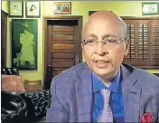  ??  ?? Congress MP and senior lawyer Abhishek Manu Singhvi speaks during the launch of the book ‘The Law on Emergency Powers: Comparativ­e Common Law Perspectiv­es’, authored by him and Khagesh Gautam, on Saturday.