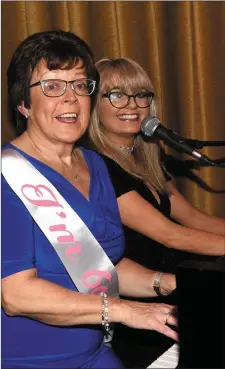  ??  ?? Eileen Keogh with Theresa Mc Kenna ar her retirement.