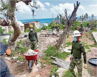  ?? FOTO: CONTRALORÍ­A ?? En la reconstruc­ción participan 400 personas del Batallón de Ingeniería del Ejército.