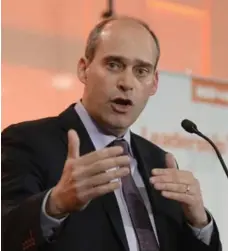  ?? JUSTIN TANG/THE CANADIAN PRESS ?? Guy Caron’s platform for leadership includes “bold” ideas about tax reform.