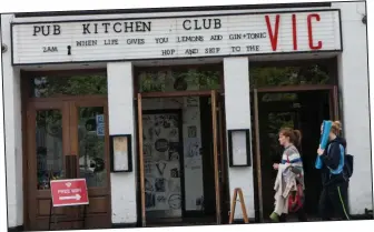  ??  ?? Pub: The Vic, in St Mary’s Place, is one the many St Andrews venues owned by King