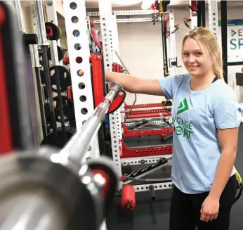  ?? CITIZEN FILE PHOTO ?? Meryeta O’Dine of Prince George, a 2015 Canada Winter Games gold medallist, dropped into Engage Sport in September to talk to young athletes. This week she’s in Austria competing on the world stage.