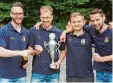  ?? Foto: Zitzler ?? Freuten sich über den Sieg beim Turnier der Vereine (v.l.): Stefan Peter, Andreas Schwarz, Richard Kübler und Alexander Niessner.