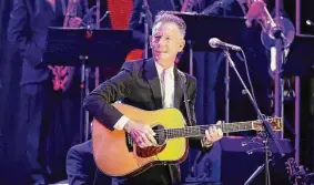  ?? Karen Warren/Staff photograph­er ?? Country musician and Houston native Lyle Lovett is up for Best American Performanc­e at the 65th Grammy Awards.