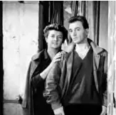  ??  ?? A file photo taken on September 1957 shows French actor and singer Charles Aznavour and French artist Mick Micheyl in “Paris music-hall” directed by Stany Cordier.