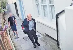  ?? ?? Caught on camera: Steve Bouquet attacked at least 16 cats in Brighton