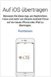  ??  ?? Provokativ: Eine App, die beim Wechsel von Android zu iOS hilft, gibt’s im Google Play Store (rechts).