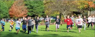  ?? DIGITAL FIRST MEDIA FILE PHOTO ?? Hundreds of Owen J. Roberts School District elementary students competed in an annual fun run at Warwick Park.