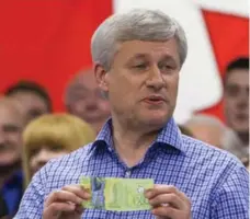  ?? MARK BLINCH/REUTERS ?? Harper has stuck to his fiscal message.