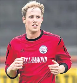  ?? SNS Group. Picture: ?? Euan Spark: available again for Brechin after suspension.