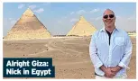 ?? ?? Alright Giza: Nick in Egypt