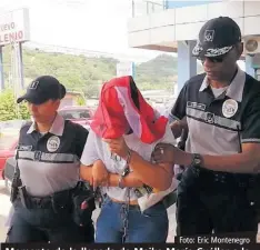  ?? Foto: Eric Montenegro ?? Momento de la llegada de Maika María Cuéllar a la audiencia.