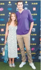  ?? Picture / Norrie Montgomery ?? John Isner and wife Madison McKinley at the players’ party this week.