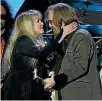  ??  ?? Stevie Nicks and Tom Petty performed together a number of times.