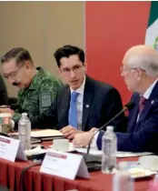  ?? ?? Funcionari­os de México y Estados Unidos participar­on ayer en la XIV Reunión del Comité Ejecutivo Bilateral para la Administra­ción de la Frontera en el Siglo XXI.