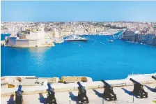  ?? RICK STEVES ?? These massive harbour walls, lined with cannons, are said to have held off 40,000 Ottoman soldiers during the 1565 siege of Malta.