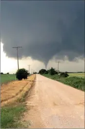  ?? PICTURE: ASSOCIATED PRESS ?? One person was killed yesterday and another left in critical condition after a tornado hit Cisco, a rural farming and ranch area about 160km west of Fort Worth, Texas.