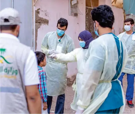  ??  ?? The team dispatched from the ministry is multilingu­al in order to communicat­e fully with people being screened, and mostly screening was passing without incident.