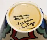  ??  ?? Clarice’s Bizarre Ware introduced a female signature for the first time