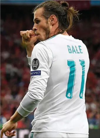  ??  ?? Gareth Bale’s wonder goal was the highlight of the Champions League final.