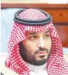  ??  ?? MOHAMMED BIN SALMAN ( Reuters)