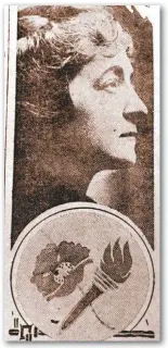  ??  ?? PAZ
La Medalla de la Paz se otorgaba a quienes brindaron grandes servicios en la guerra. Alice Jenkins hizo el diseño, y la recibió también.