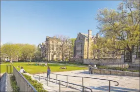  ?? Hearst Connecticu­t Media file photo ?? The Yale University campus.