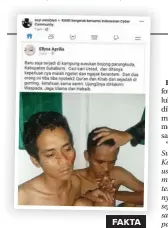  ??  ?? Dua pemuda itu datang ke Kampung Susukan untuk berobat kepada salah seorang ustad. Namun, sikap dan kata-kata mereka memancing amarah warga sekitar.