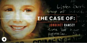  ??  ?? 1. Making A Murderer. 2. Amanda Knox. 3. The People vs. O.J. Simpson: American Crime Story 4. Le crime paie, du moins en cotes d’écoute. La série The Case Of: Jonbenet Ramsey a rallié 10 millions d’américains la semaine dernière. 4