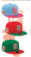  ?? ?? Las nuevas gorras del Tri para el torneo ya están a la venta.