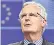  ??  ?? It was suggested that Michel Barnier, head of the EU’s Brexit taskforce, would take a hard line with Britain in the talks