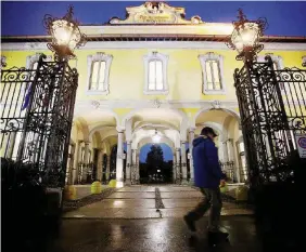  ?? LaPresse ?? La Baggina
Il Pio Albergo Trivulzio, azienda che dipende da Regione Lombardia e Comune di Milano