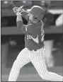  ?? NWA Democrat-Gazette/ANDY SHUPE ?? Center fielder Dominic Fletcher went 3 for 4 Wednesday with two RBIs and two runs scored to lead Arkansas to an 11-3 victory over Alcorn State at Baum Stadium in Fayettevil­le.