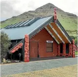  ??  ?? The ancestral house at Rapaki marae, built in 2010.