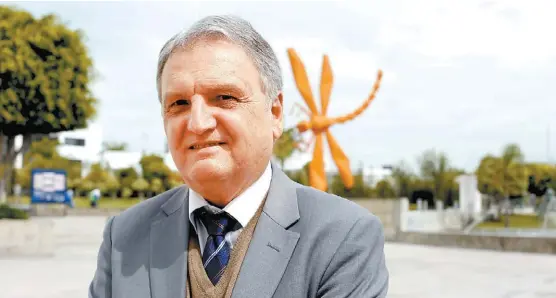  ?? SERGIO CERVANTES DE LOS SANTOS ?? Juan Pedro Laclette, ex presidente de la Academia Mexicana de Ciencias.