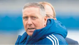  ??  ?? Peterhead boss Jim McInally was furious with the newest plans.