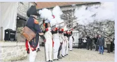  ?? La Marne ?? La salve d’honneur a été tirée par les Grognards.