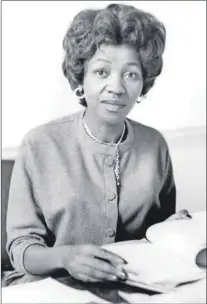  ??  ?? Top left: Writer, broadcaste­r and editor of the magazine ‘New Strand’, Noni Jabavu at her London office, 12th September 1961. Photo: Keystone/Hulton Archive/Getty Images
Top right: Charlotte Maxeke (née Manye), The African Choir. London, 1891. By...