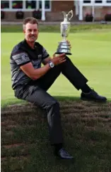  ??  ?? stenson belie ves he has the game, e ven at 4 2 , to win another ma j o r a f t e r h i s royal troon breakthrou­g h in 2016