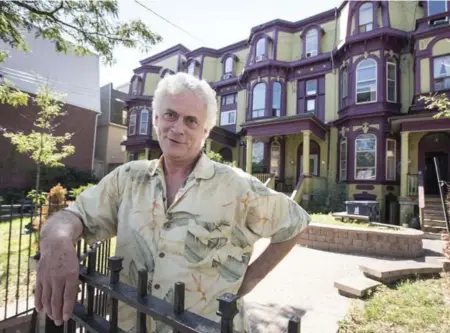  ?? BERNARD WEIL/TORONTO STAR ?? Rick Keegan is a resident at a Toronto Community Housing rooming house at 508 Parliament St. that is swarming with drug dealers and addicts.