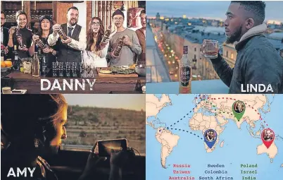  ??  ?? INTERVIEW: Applicants trying to become Grant’s new global brand ambassador got to explore nine countries