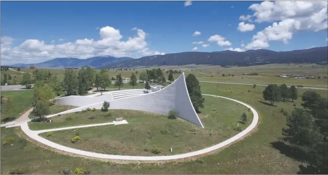  ?? PHOTO BY SCOTT KANAFANI ?? Vietnam Veterans Memorial in Angel Fire