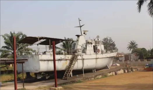  ??  ?? One of the ships used to prosecute the Biafran war