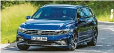  ?? Foto: Volkswagen ?? Familien-Sportler: der VW Passat Variant R-Line.