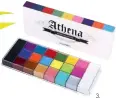  ??  ?? 3. 3. Palette de peinture pour le visage et le corps Athena, de Ucanbe Makeup
(38 $; ucanbemake­up.com).