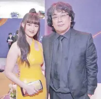  ?? – PHOTO FROM LIZA SOBERANO’S INSTAGRAM ?? Liza with South Korean Oscar-winning director Bong Joon Ho (‘Parasite) after being tapped as one of the presenters for the Anime Awards 2024 on March 2 in Japan.